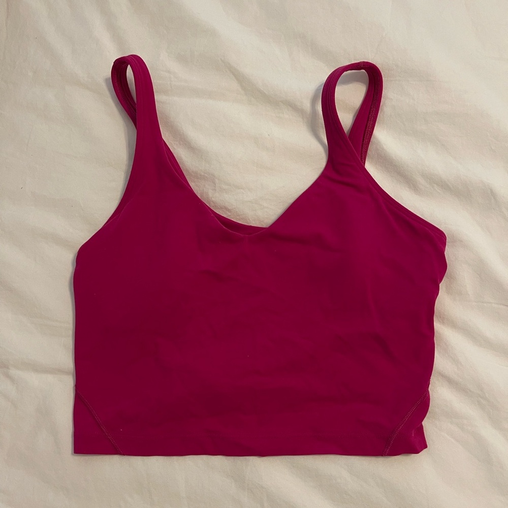 Lululemon Dark Pink Align Tank Top